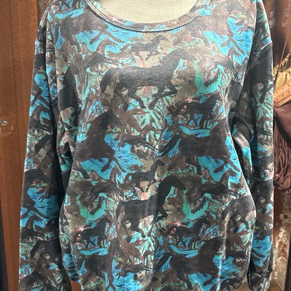 Painted Pony Top- Multicolor